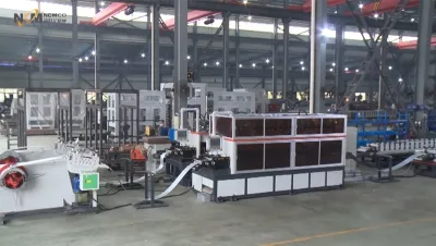 Dây chuyền sản xuất khung cửa thép tự động (đột lỗ trước)