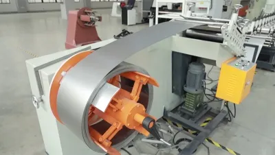 Dây chuyền sản xuất khung cửa thép tự động (đột lỗ sau)