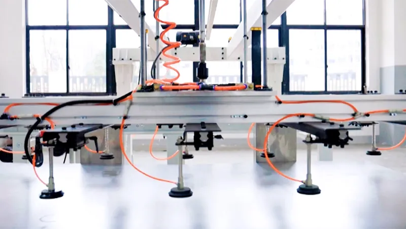 Dây chuyền sản xuất cánh cửa thép tự động