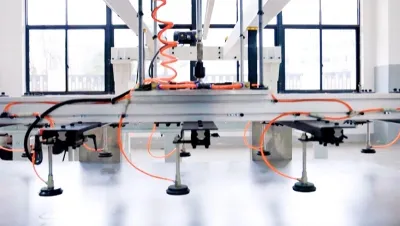 Dây chuyền sản xuất cánh cửa thép tự động