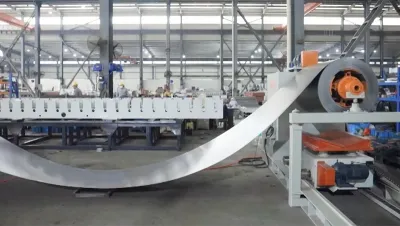 Máy nắn thẳng cuộn thép tự động (cánh cửa)