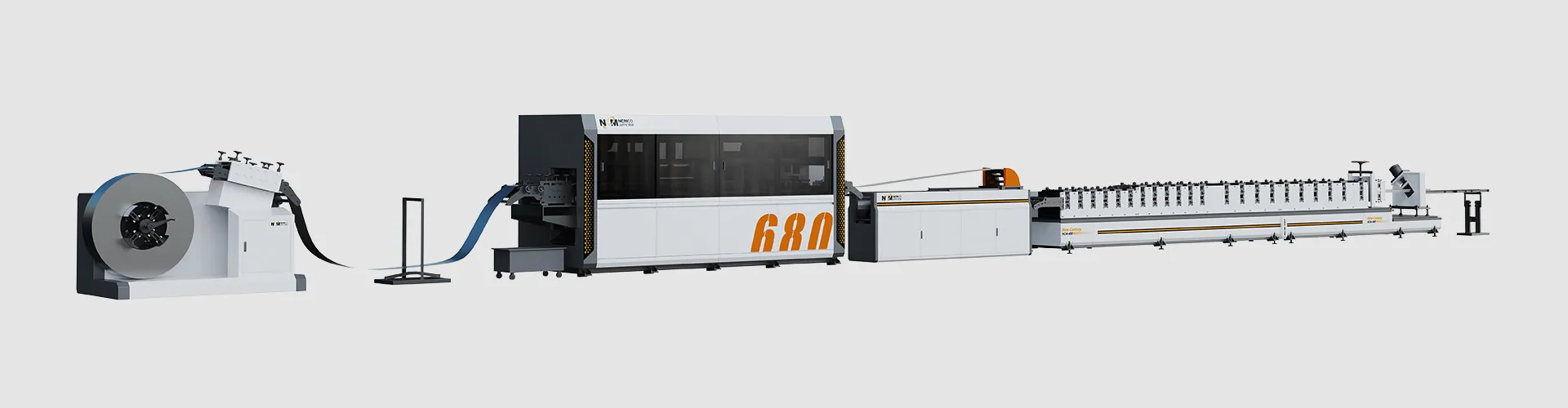 Dây chuyền sản xuất khung cửa thép tự động NCM-680