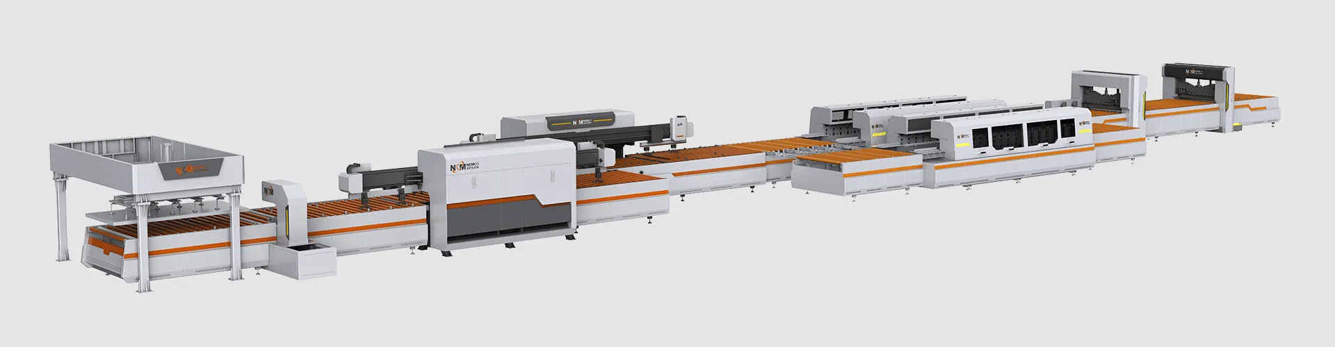 Dây chuyền sản xuất cánh cửa thép tự động NCM-680